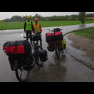 Heute fuhren wir gut 70&nbsp;km im Regen